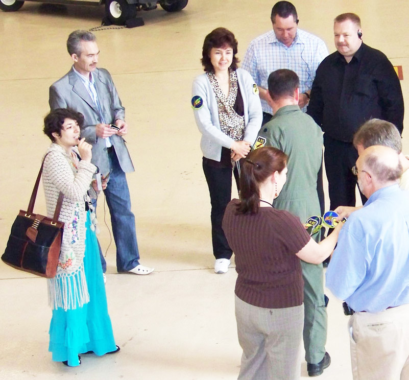 Interpreter Boutique team in the field